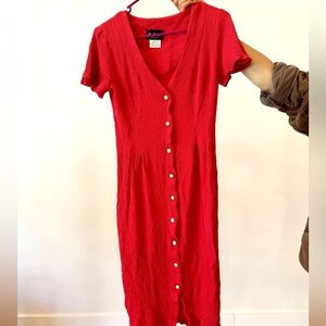 Vintage pink fitted dress